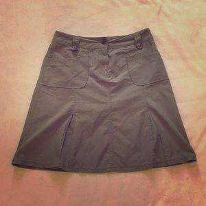 Khaki casual skirt